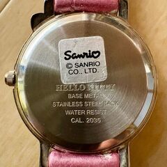 腕時計 時計 シチズン/CITIZEN Q&Q Hello Kitty (ハローキティ) アナログ ピンク VW23-130 レディース　電池切れの画像