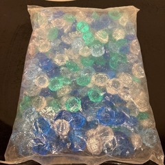 新品未開封クラッシュアイス　薔薇ブルー系1キロ