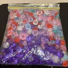 クラッシュアイス薔薇ミックスカラーとブリリアントカットパープル1キロの画像