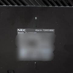 Aterm7200D8BE WiFi7対応NEC製ルーター【お値段要相談】の画像