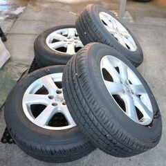 ★バリ山★225/65R17 タイヤホイールセットの画像