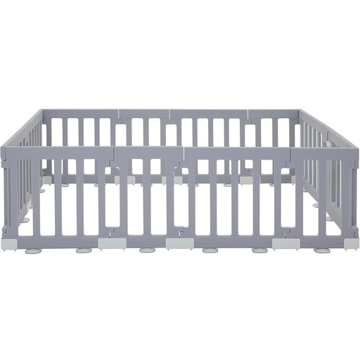 【使用1年未満・美品】ベビーサークル・ドア付き・グレー/232×140×63/12枚セット