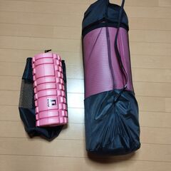 【中古】フォームローラーとヨガマット