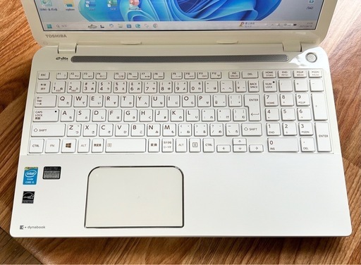 ■東芝dynabook 15.6インチ②T554/56LW  i5第四世代/メモリ8GB/SSD256gb/Webカメラ/ブルーレイ/