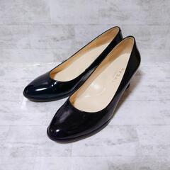 【美品】REGAL リーガル エナメルパンプス アーモンドトゥ ...