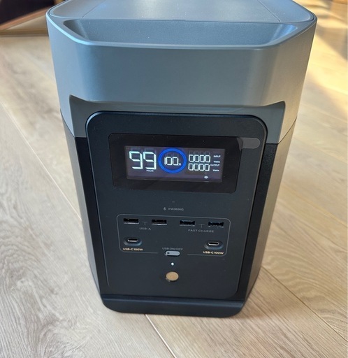 【3日使用のみ　ほぼ新品】EcoFlow DELTA2 1024wh　ポータブル電源　即納