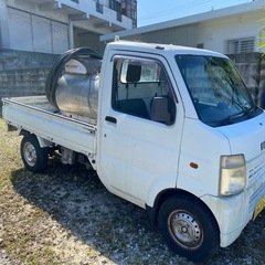 軽トラと給油機