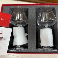 美品 バカラ Baccarat 箱付き ワイングラス 2個セット