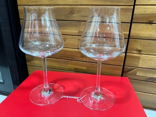 美品 バカラ Baccarat 箱付き ワイングラス 2個セット