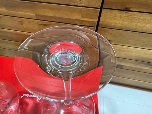 美品 バカラ Baccarat 箱付き ワイングラス 2個セット