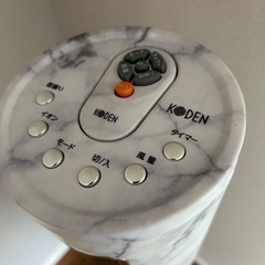 決まりました　扇風機　大理石柄の画像