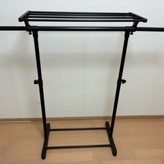 高さ伸縮パイプハンガーラック