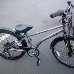 男の子自転車　DRIDE Beat  グレー.　24インチ　変速...