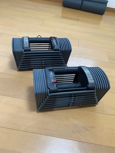 可変式ダンベル 26Kg×2両腕分 計52Kg可変24段階