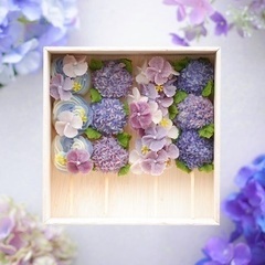和なは公式　あんこのお花　紫陽花団子Boxの画像