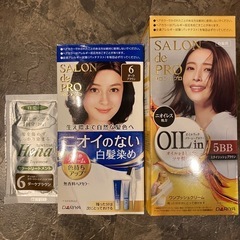 ヘアカラー2個➕簡易ヘアカラートリートメント