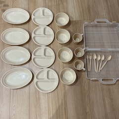アウトドア　キャンプ　食器　セットの画像
