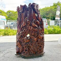 【❗️✨迫力の大型木彫アート✨❗️】高さ160cm×幅100cm...
