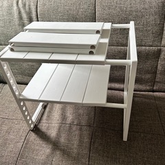 洗面台やシンク下などで使える棚
