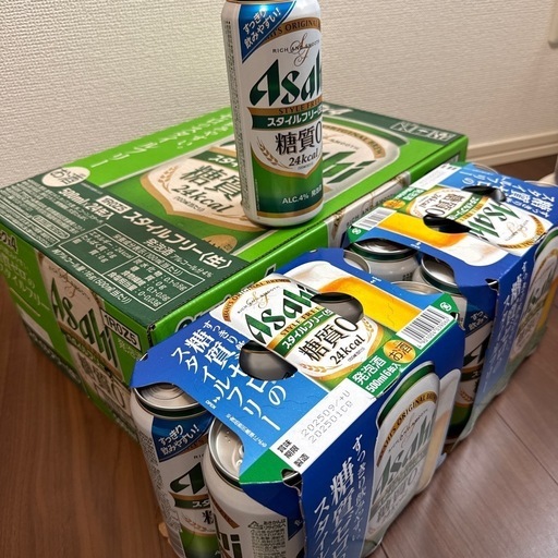 アサヒスタイルフリー500㎖缶37本