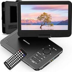 ポータブルDVDプレーヤー 12.5型 車載用ホルダー付 10....
