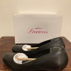 パンプス　黒　25cm 美品　箱付きの画像