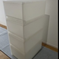 受渡者決定　無印良品　収納ケース4点の画像