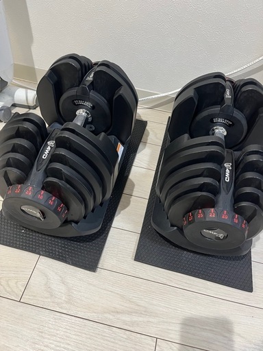 【中古・美品】可変式ダンベル 4〜38kg ×2