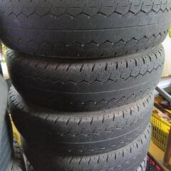 HONDA軽トラタイヤ・ホイール4本の画像