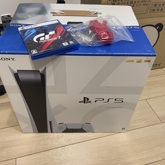 ps5+グランツーリスモ7+ハンコン一式セットの画像