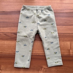 ユニクロ 裏起毛 レギンス 80cm
