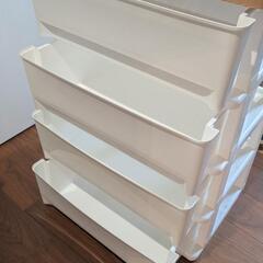 木目調天板チェスト (FD ライトブラウン) ニトリ 4棹の画像