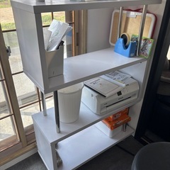 5月末まで白い棚