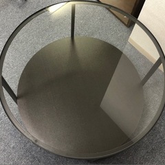 IKEA ガラスローテーブル