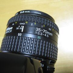 Nikon（ニコン） フイルム一眼レフカメラ ボディ F－601 レンズ Nikon 35-70mm 1:3.3-4.5おまけ付きの画像