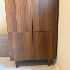 キッチンキャビネット　ウォールナット