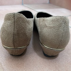 茶色パンプス 23.5cmの画像