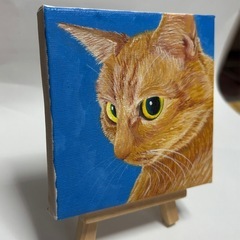 守口みやびの油絵「ネコ」
の画像