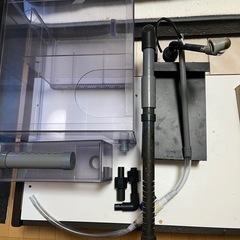 BOXオーバーフローと未使用濾過層付き