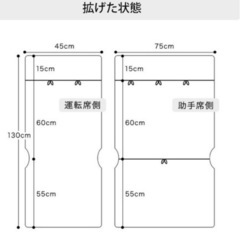 12/25〜1/6限定　後部座席用シートカバーの画像