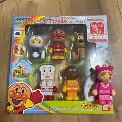 アンパンマンとなかまたち　ブロックドールセットの画像