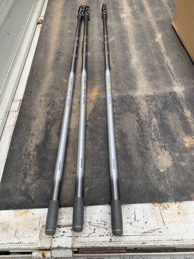 シマノ振り出し投げ竿　約4､2メートル　3本セット