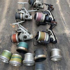 シマノ振り出し投げ竿　約4､2メートル　3本セットの画像