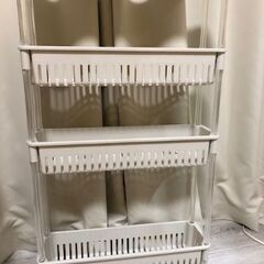 キャスター付き　スリムワゴン
