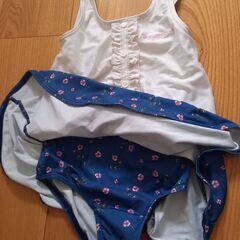 120サイズ水着★BENETTON★海で着用したため、砂がついていますの画像