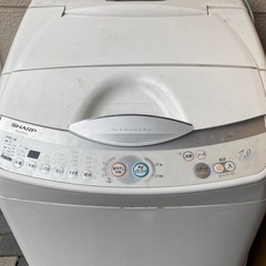 シャープ縦型洗濯機　ES-FG73の画像