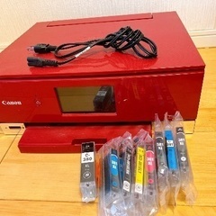 【動作確認済み】プリンター　Canon TS8230  レッド　...