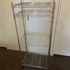 美品　ステンレスラック