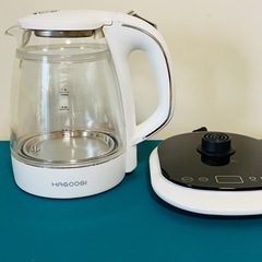HAGOOGI 電気ケトル＆加熱プレートセット 1.0L【動作確...