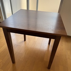 【急募】ダイニングテーブル 伸縮 折りたたみ 